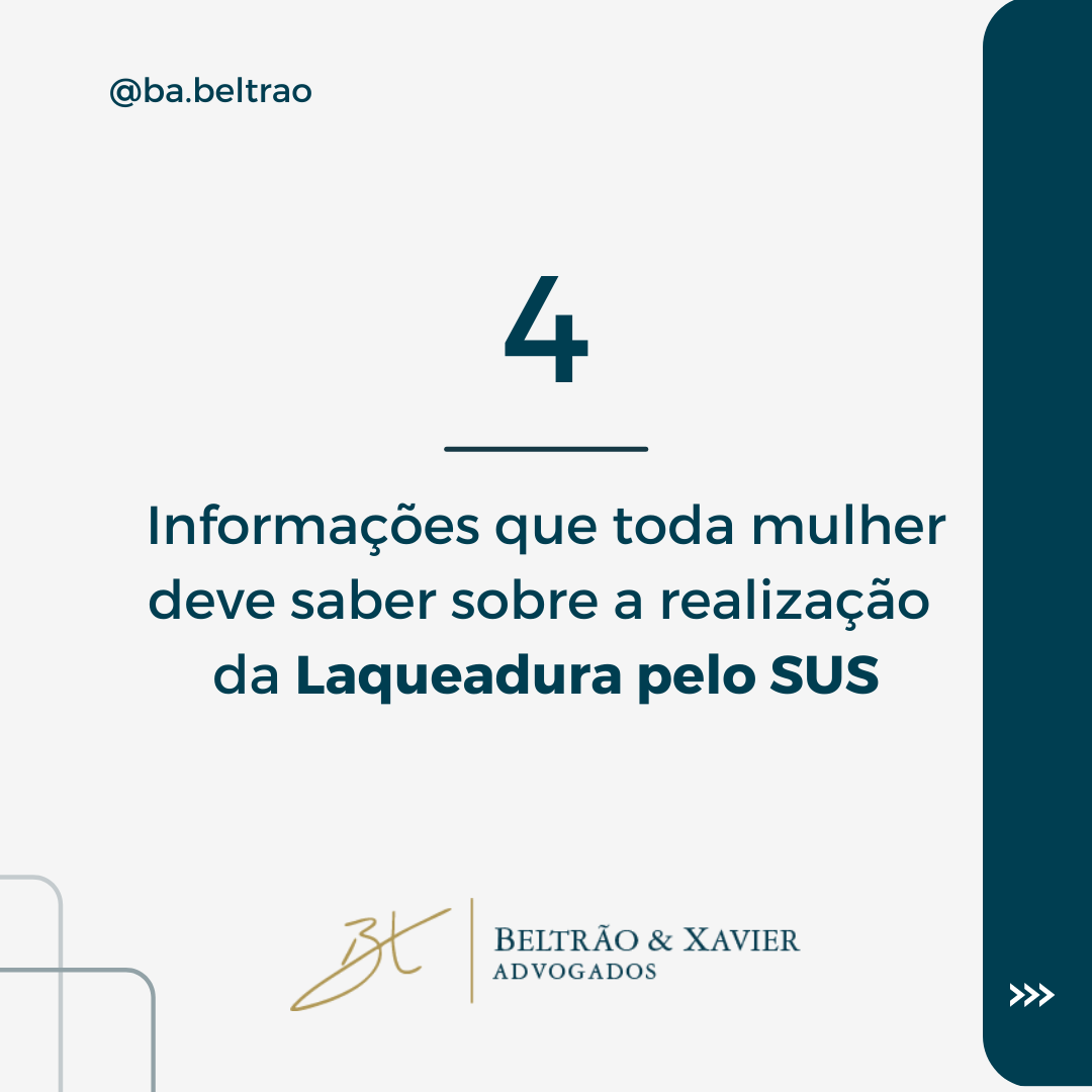 O que voc precisa saber sobre a realizao da Laqueadura no SUS